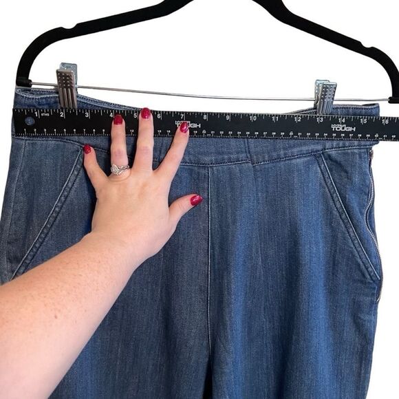 Pilcro- Women’s Denim Wide-Leg Pant Matching Set, Size 14 Altered - Picture 13 of 16